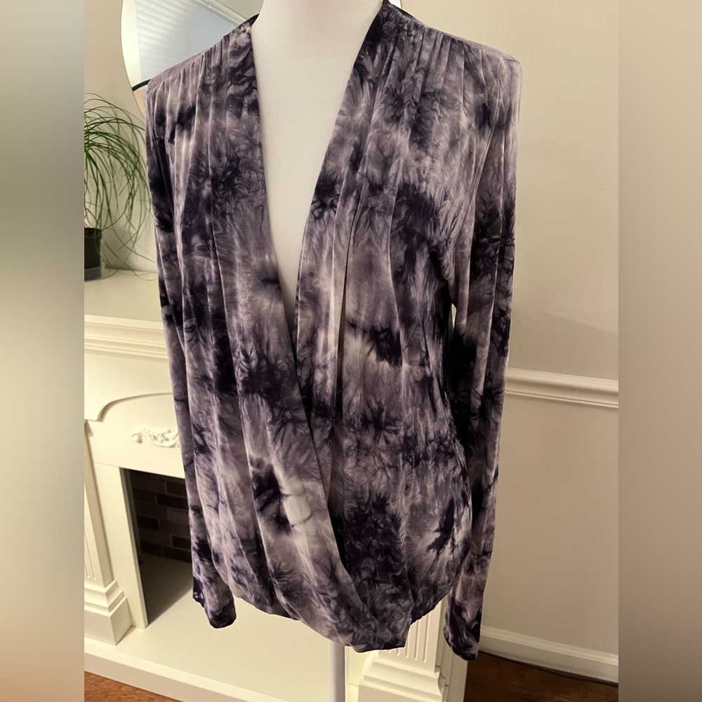 Young Fabulous & Broke Purple Tie-Dye Top
